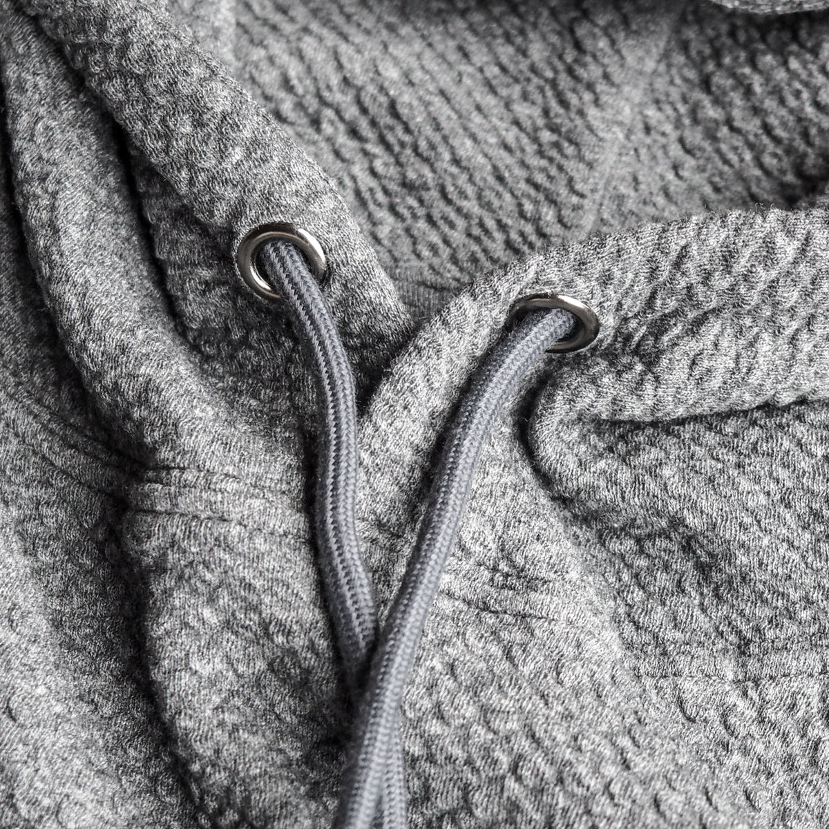 HighCut CHARCOAL WAFFLE KNIT HOODIE