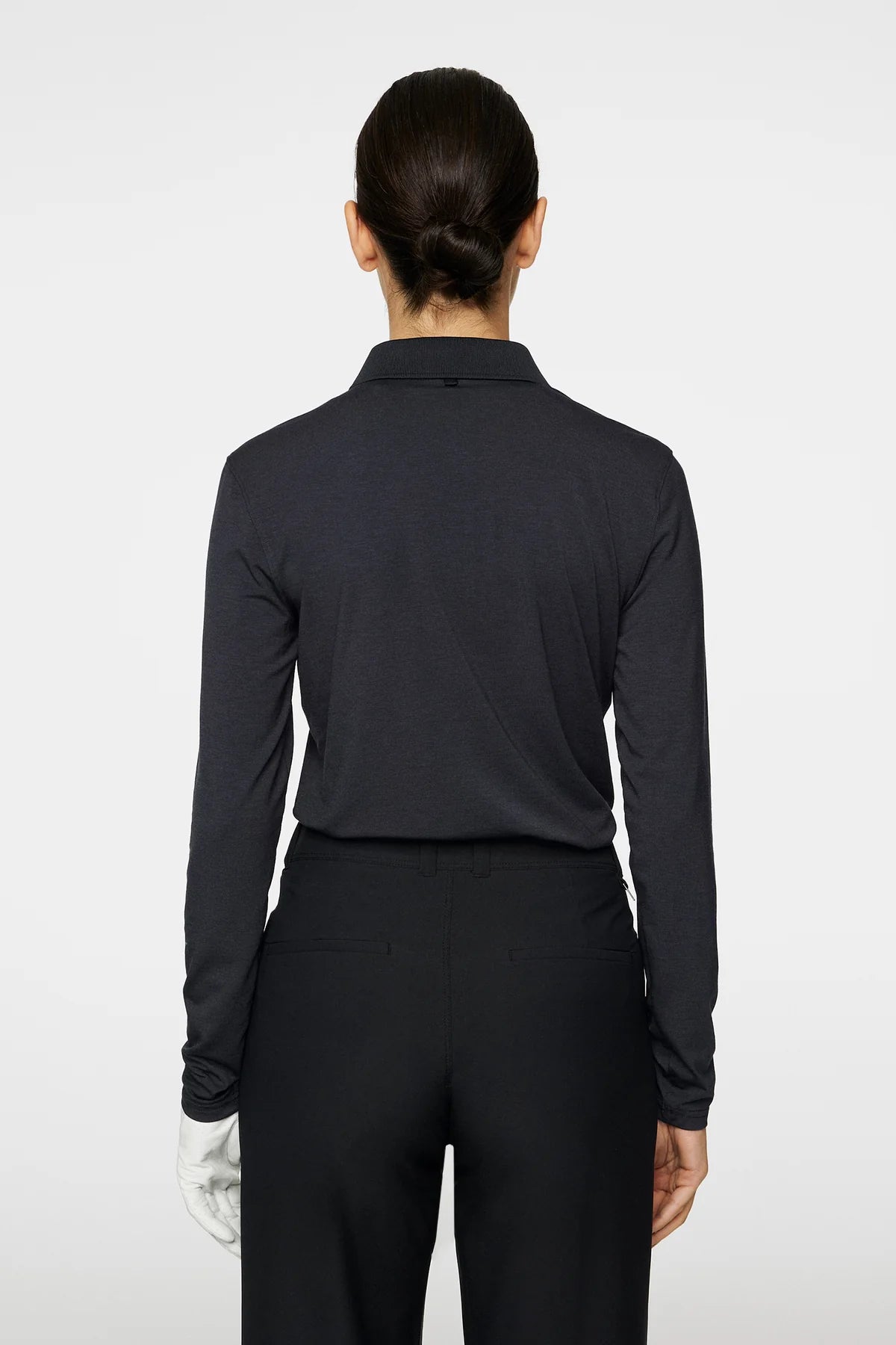 JLINDEBERG FLOR LONG SLEEVE POLO BLACK