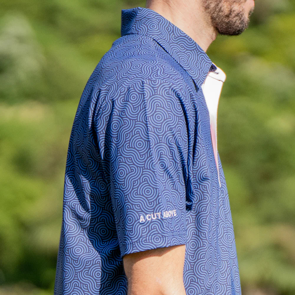 HighCut MEN'S RIPPLE EFFECT POLO