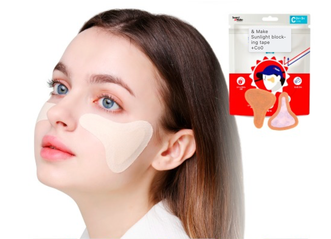 Serci & Make Golf Sun Protection Face Patches - CoolPlus 5 pairs per pack