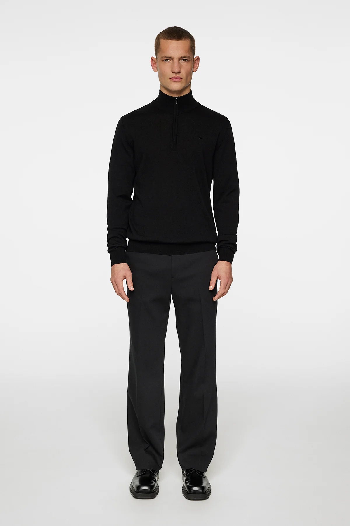 JLINDEBERG KIYAN MERINO QUARTER ZIP