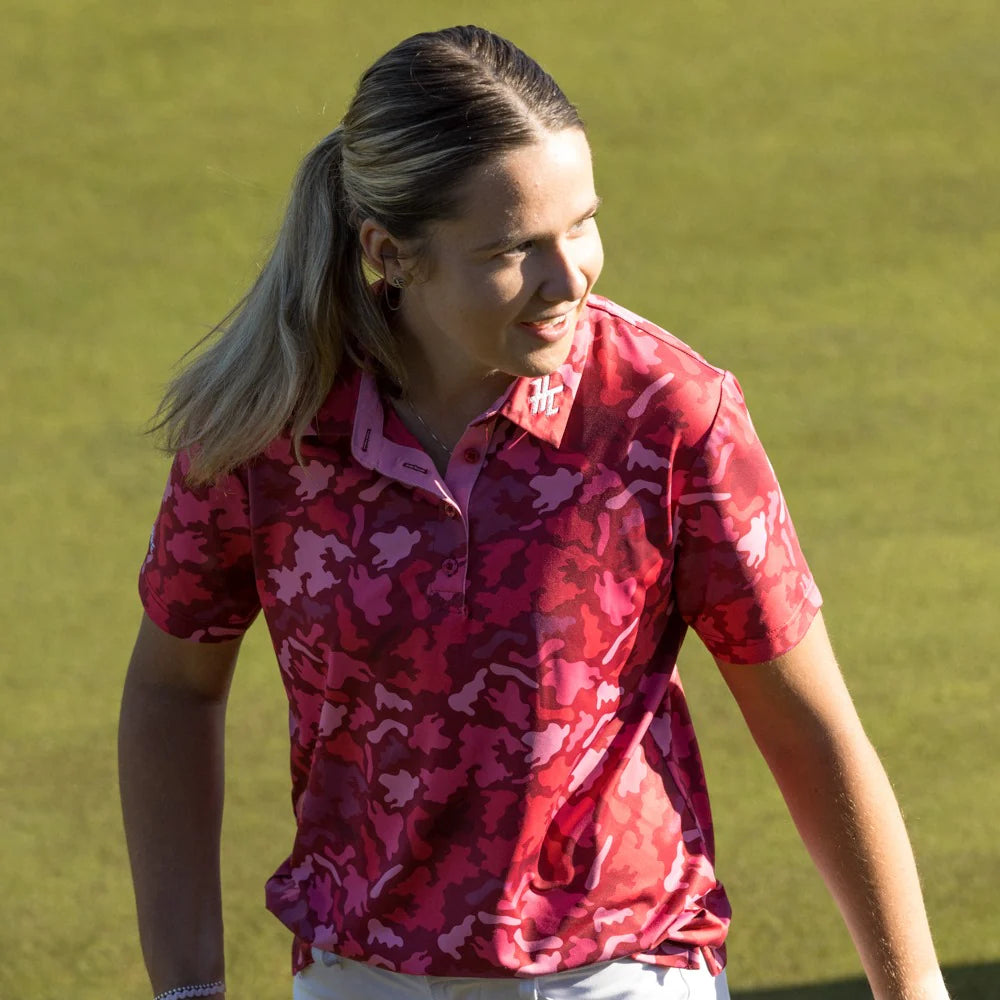 HighCut WOMEN'S SUNDAY PINK POLO